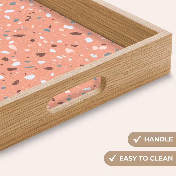 Tray - Terrazzo - Pattern - Colorful - Pink - Blue — 9