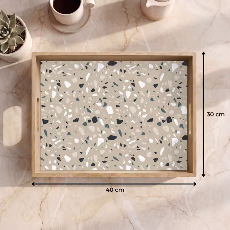 Tray - Terrazzo - Pattern - Green — 8