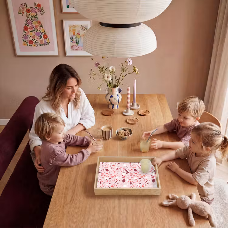 Tray - Terrazzo - Pattern - Pink — 5