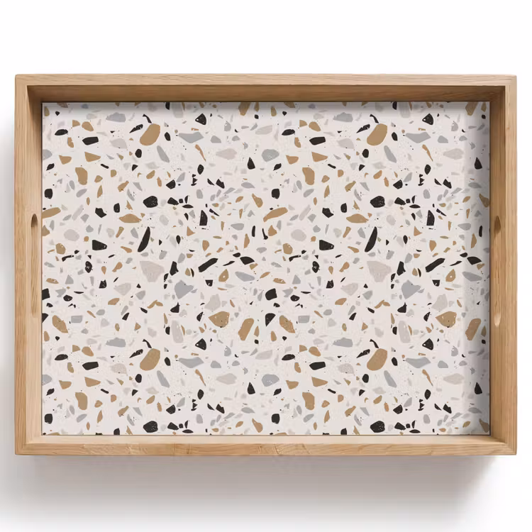 Tray - Terrazzo - Pattern - Steel — 1