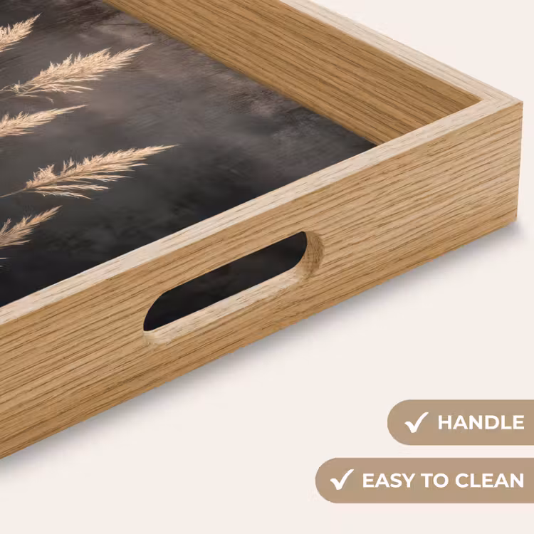 Tray - Ornamental grass - Plumes - Lighting - Black — 9