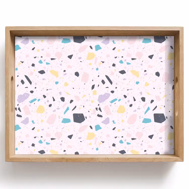 Tray - Terrazzo - Pattern - Soft - Candy — 1