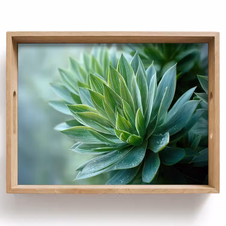 Tray - Leaf - Plant - Green - Texture — 1