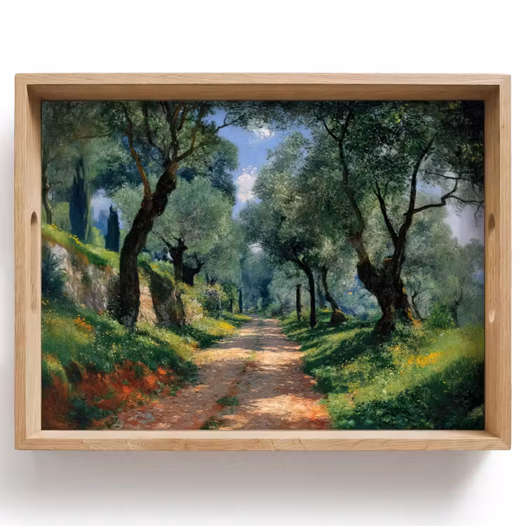 Tray - Path - Trees - Shade - — 1