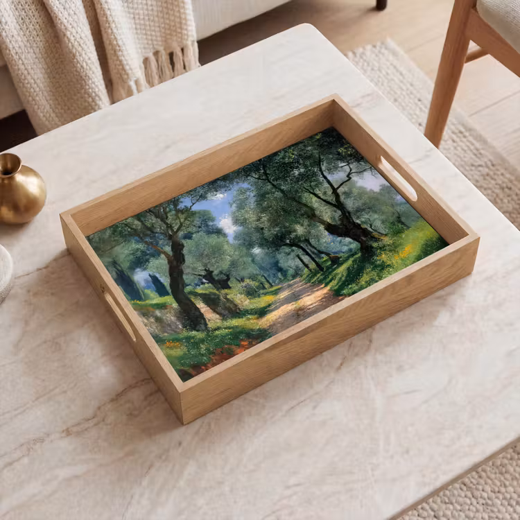 Tray - Path - Trees - Shade - — 2