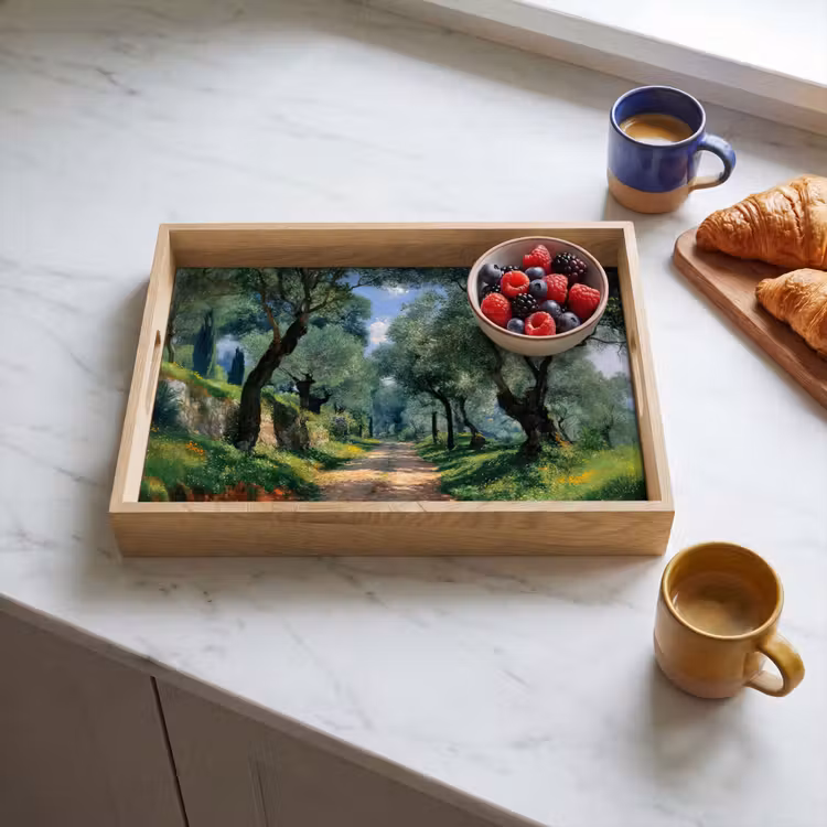 Tray - Path - Trees - Shade - — 3