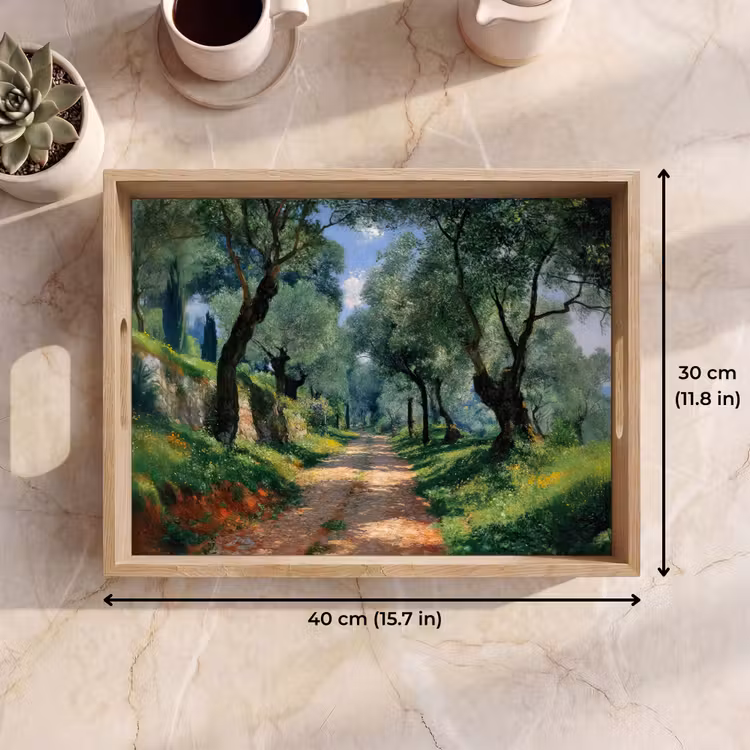 Tray - Path - Trees - Shade - — 7