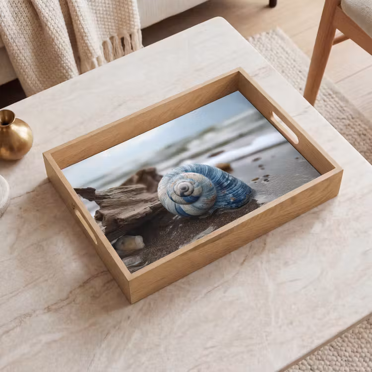 Tray - Shell - Beach - Blue - Sea — 2
