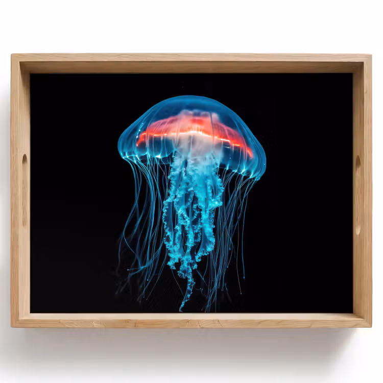 Tray - Jellyfish - Tentacles - Blue - Light — 1