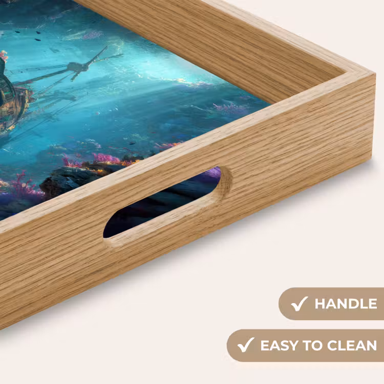 Tray - Ship - Wood - Coral reefs - Sunlight — 9
