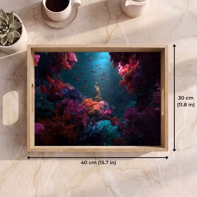 Tray - Statue - Seabed - Coral - Colorful — 7