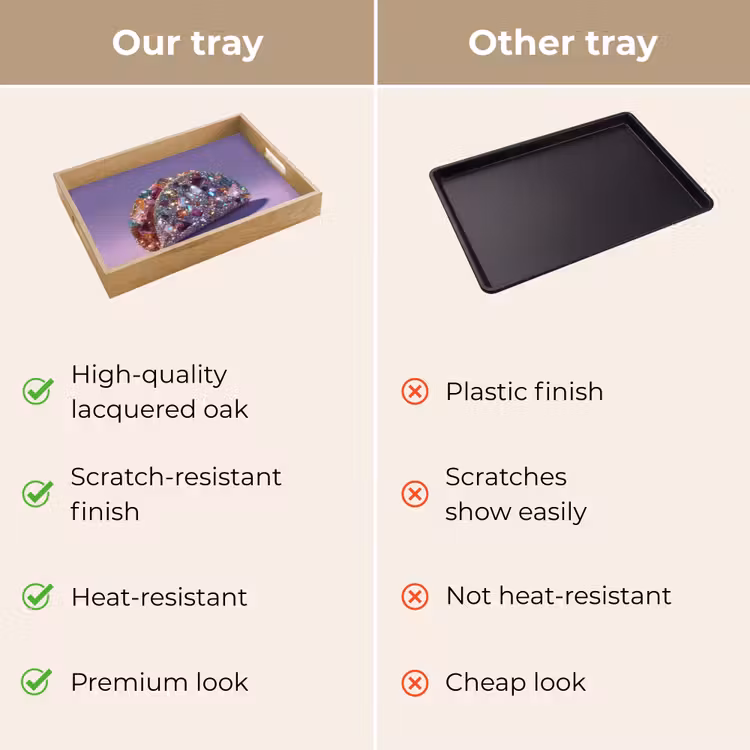 Tray - Gemstones - Glitters - Purple - Colorful — 10