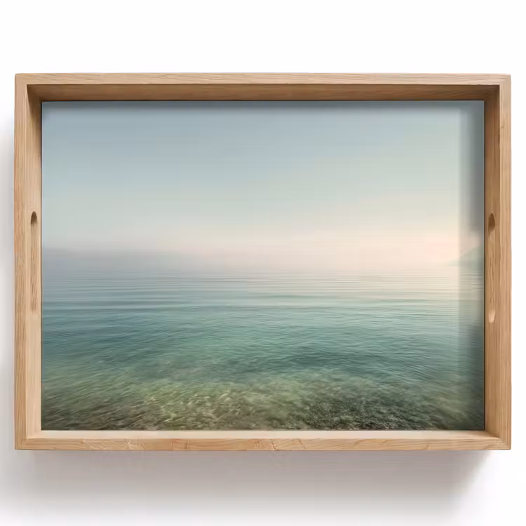 Tray - Sea - Horizon - Blue - Fog — 1
