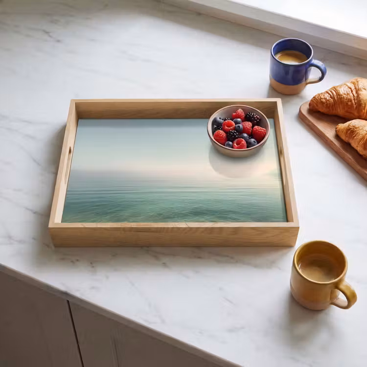 Tray - Sea - Horizon - Blue - Fog — 3
