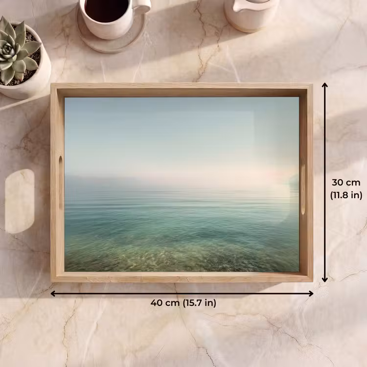 Tray - Sea - Horizon - Blue - Fog — 7