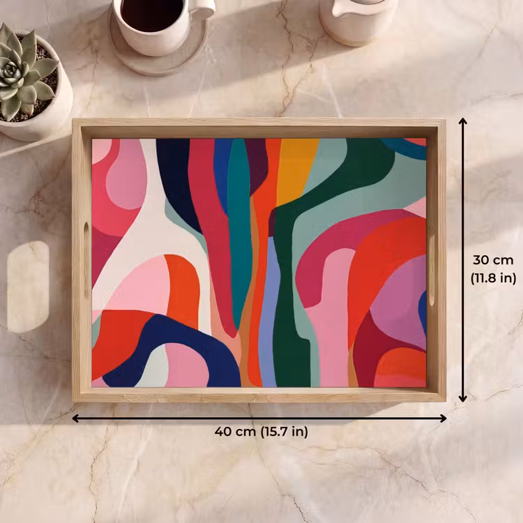Tray - Shapes - Curves - Colorful - Abstract — 7