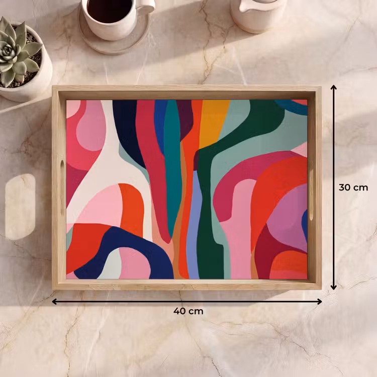 Tray - Shapes - Curves - Colorful - Abstract — 8