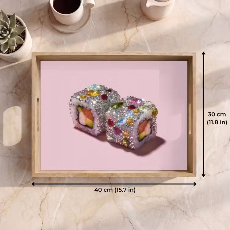 Tray - Sushi - Rolls - Stones - Colorful — 7