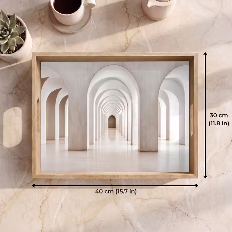 Tray - Hallway - Arches - Symmetrical - Modern — 7