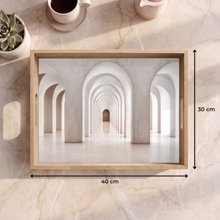 Tray - Hallway - Arches - Symmetrical - Modern — 8