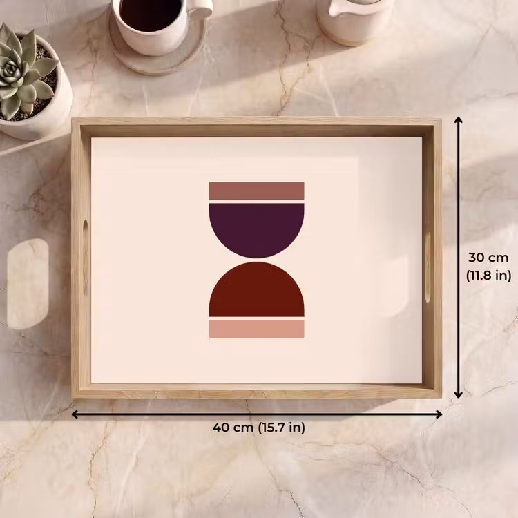 Tray - Hourglass - Symmetrical - Red - Purple — 7