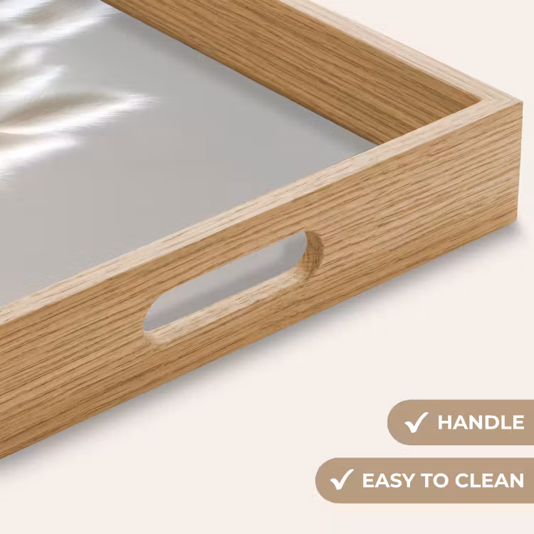 Tray - Plumes - Beige - Minimalist — 9