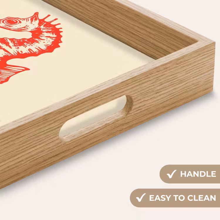 Tray - Seahorse - Red - Fine details — 9