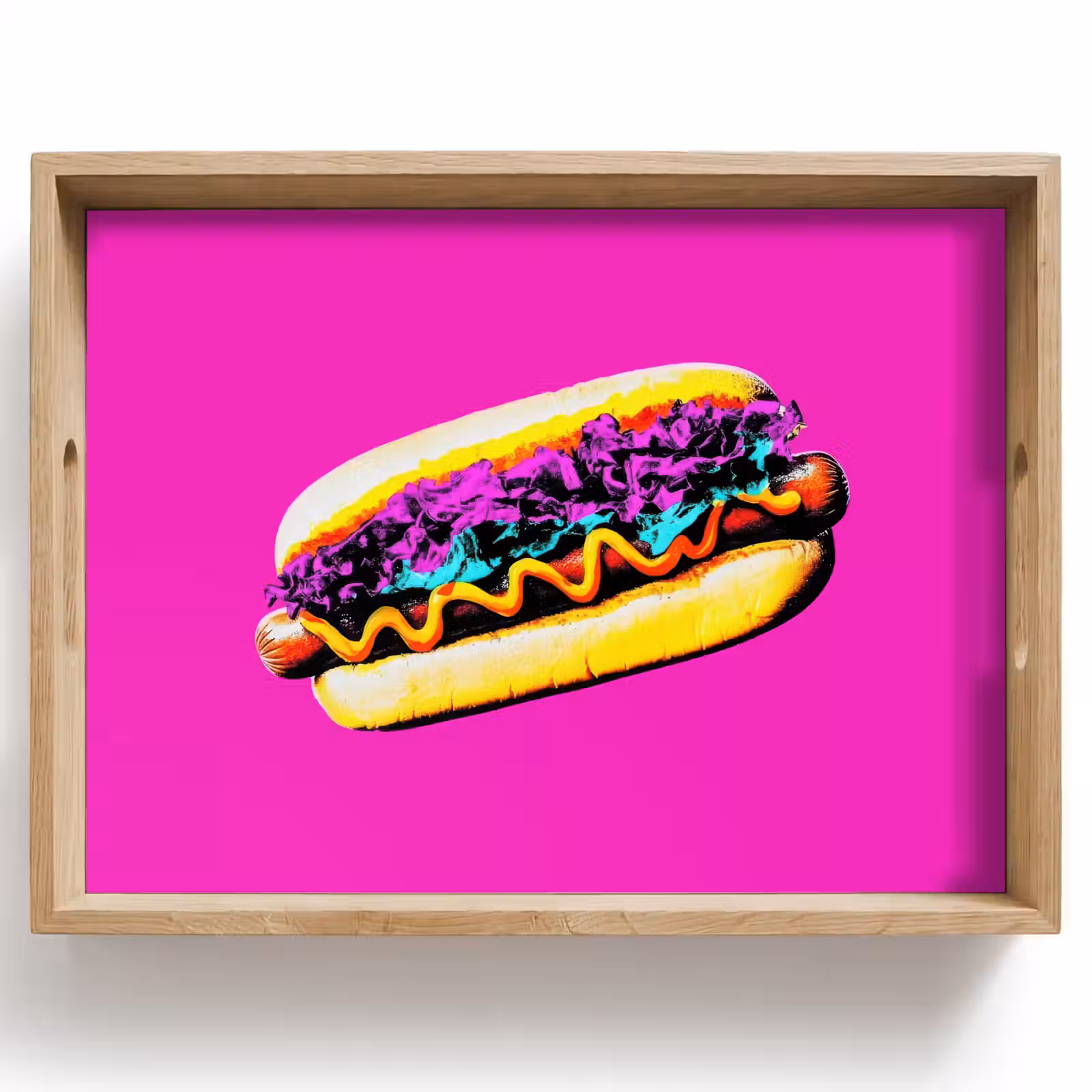 Tray - Hot dog - Pink - Retro — 1