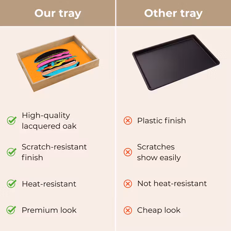 Tray - Hamburger - Colorful - Playful — 10