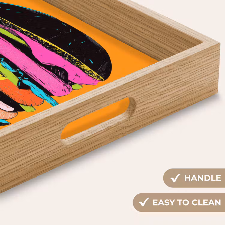 Tray - Hamburger - Colorful - Playful — 9