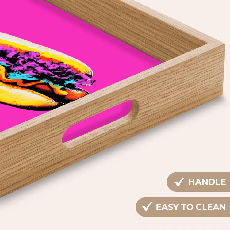 Tray - Hot dog - Pink - Retro — 9