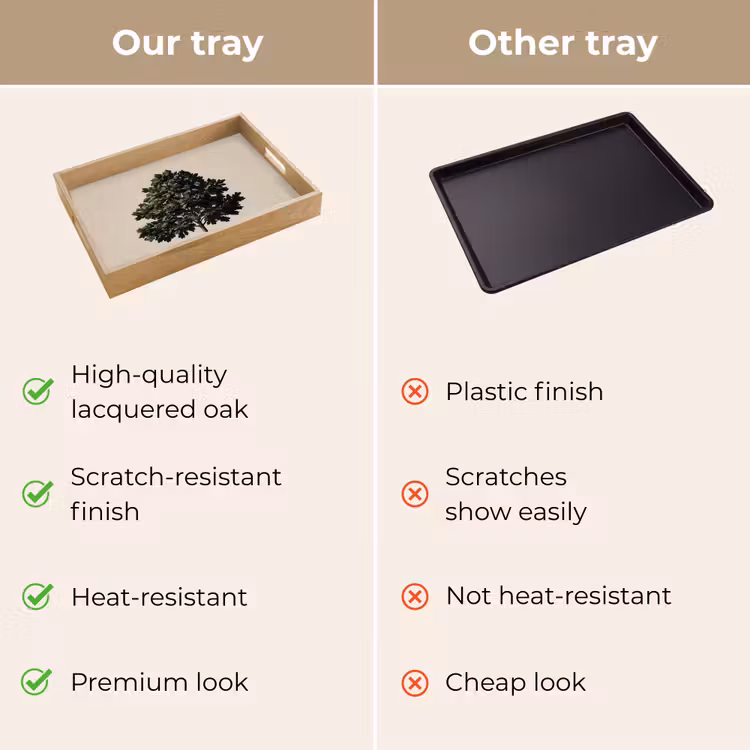 Tray - Oak tree - Shadow - Smooth — 10