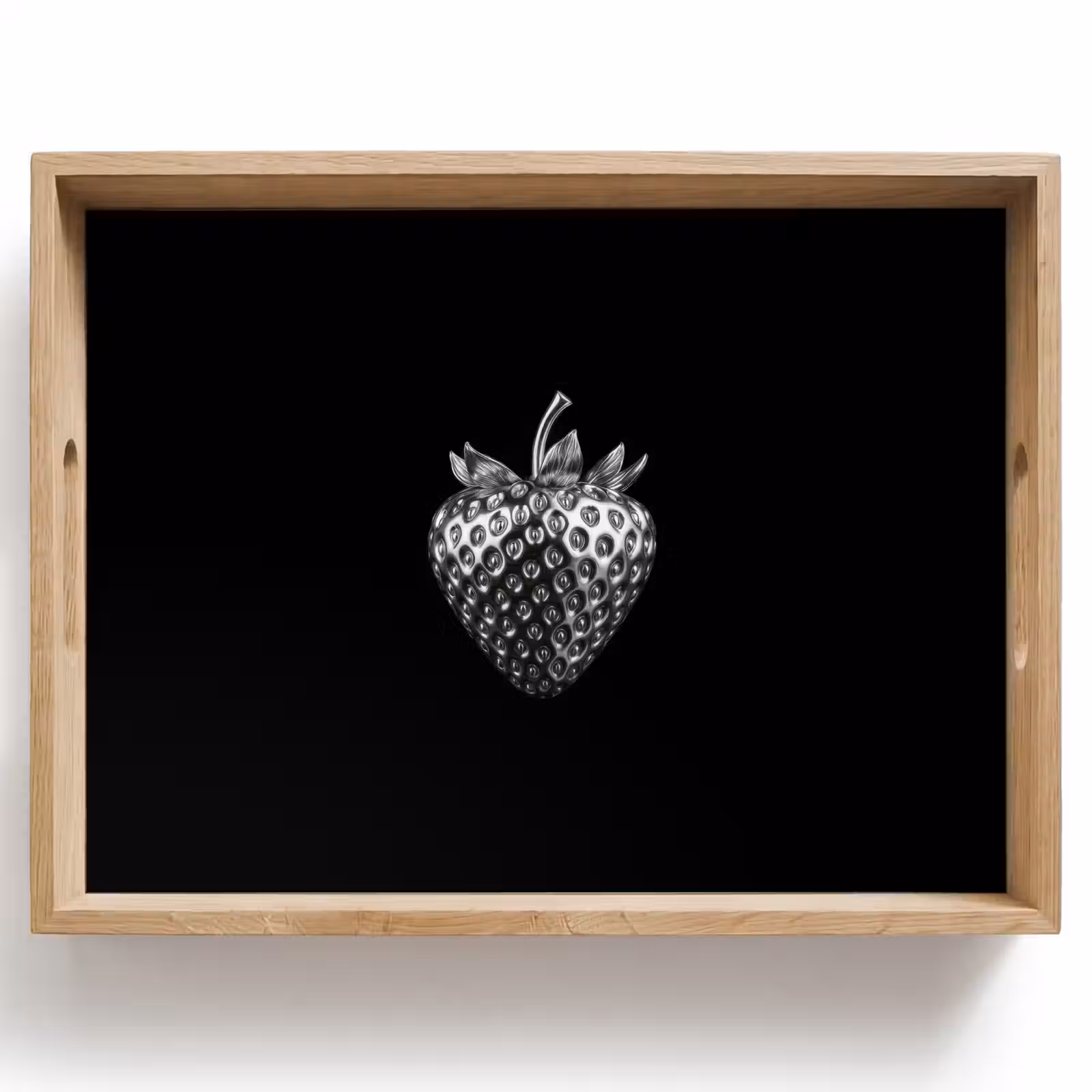 Tray - Strawberry - Seed Structure - Realistic — 1