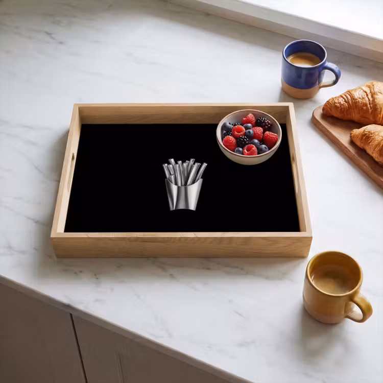Tray - Fries - Futuristic - Silver — 3