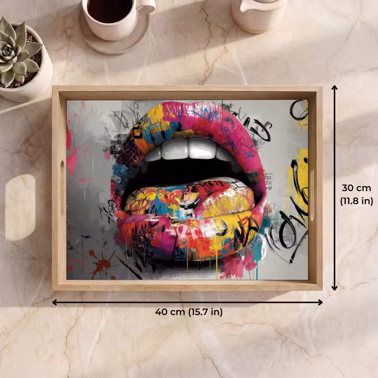 Tray - Lips - Graffiti - Expressive — 7