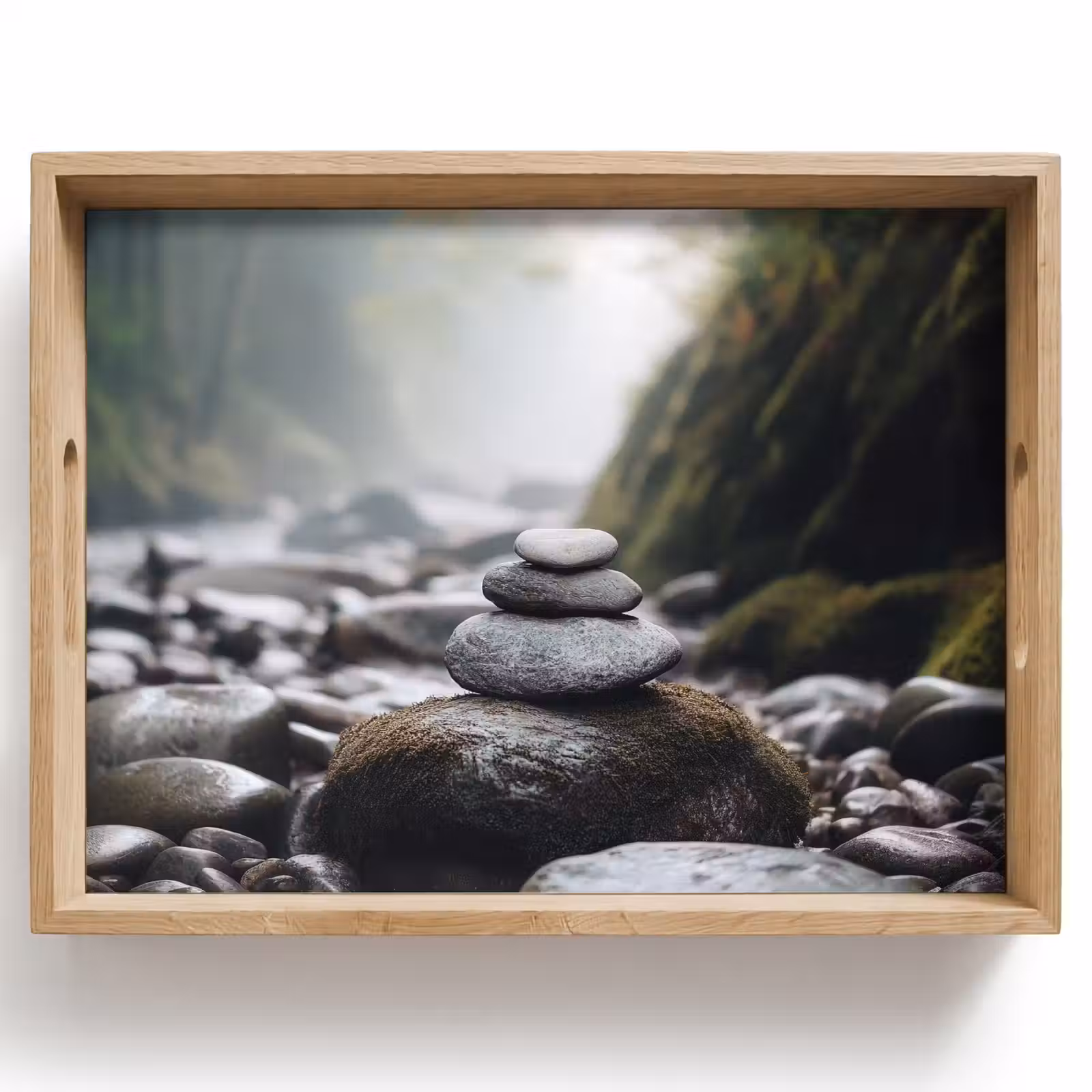 Tray - Stones - Stack - Nature — 1