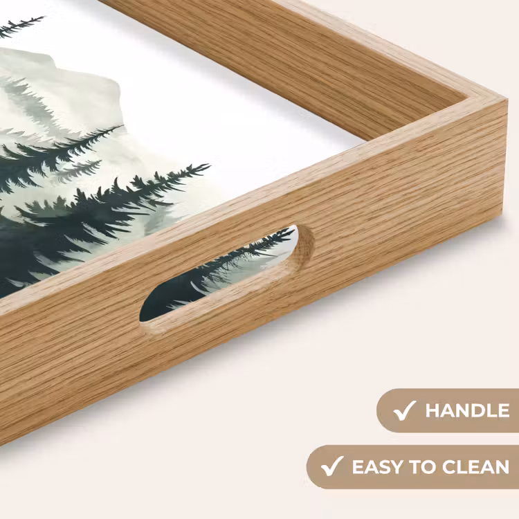 Tray - Path - Trees - Forest - Illustration — 9