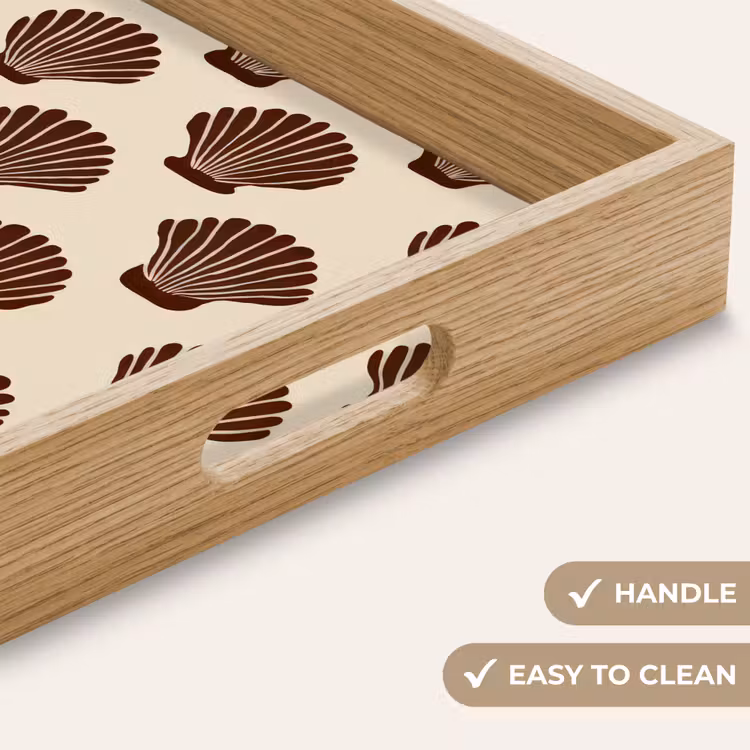 Tray - Shells - Brown - Pattern — 9