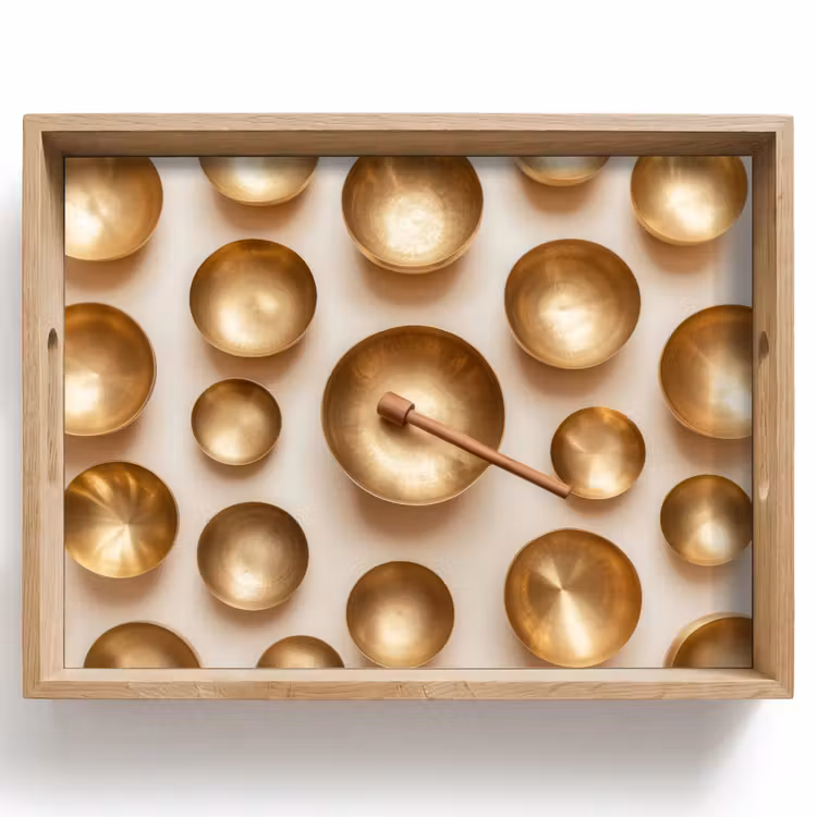 Tray - Symmetrical - Gold - Bronze - Balance — 1