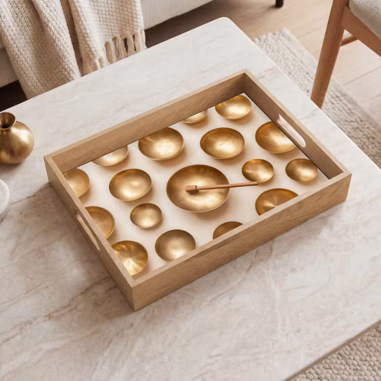 Tray - Symmetrical - Gold - Bronze - Balance — 2