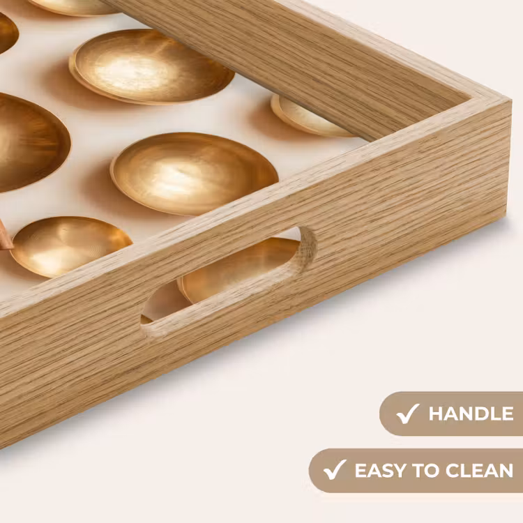 Tray - Symmetrical - Gold - Bronze - Balance — 9