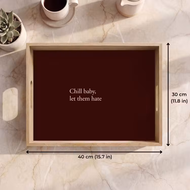 Tray - Text - Red - Minimalist — 7