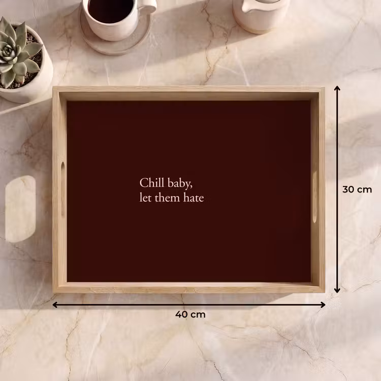 Tray - Text - Red - Minimalist — 8