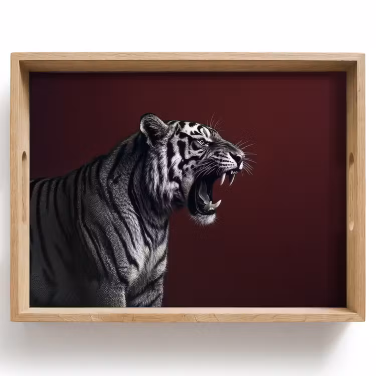 Tray - Tiger - Roar - Bordeaux — 1