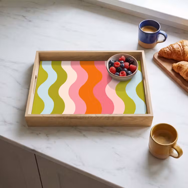 Tray - Orbits - Waves - Colorful - Vertical — 3