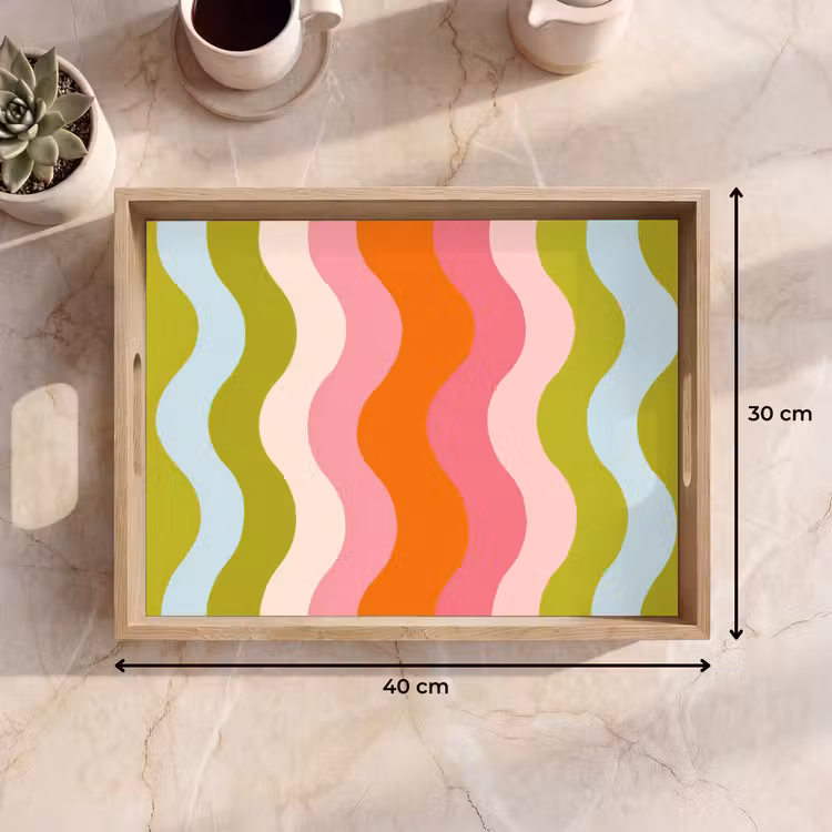 Tray - Orbits - Waves - Colorful - Vertical — 8