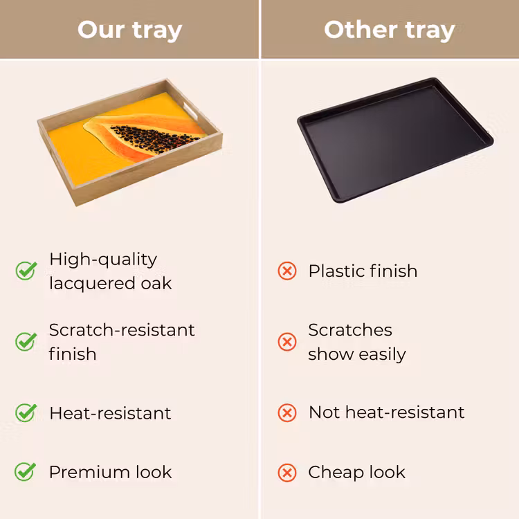 Tray - Papaya - Orange - Topical — 10