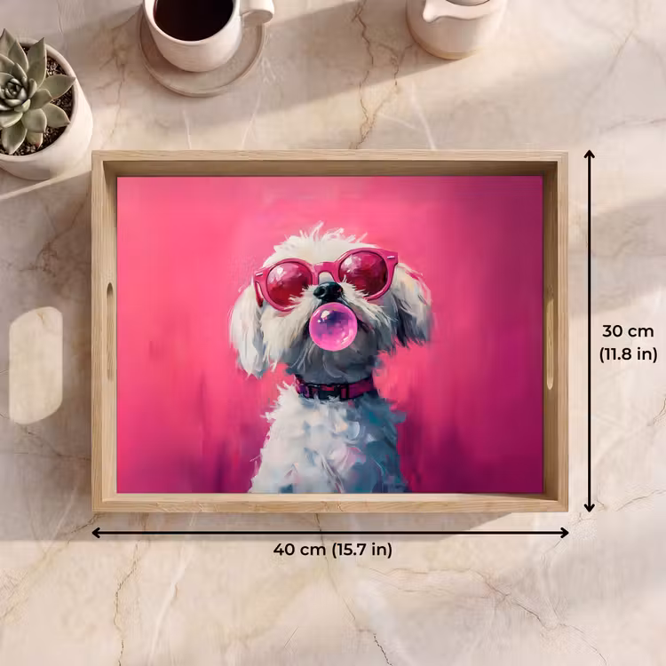 Tray - Pink - Dog - Bubble — 7