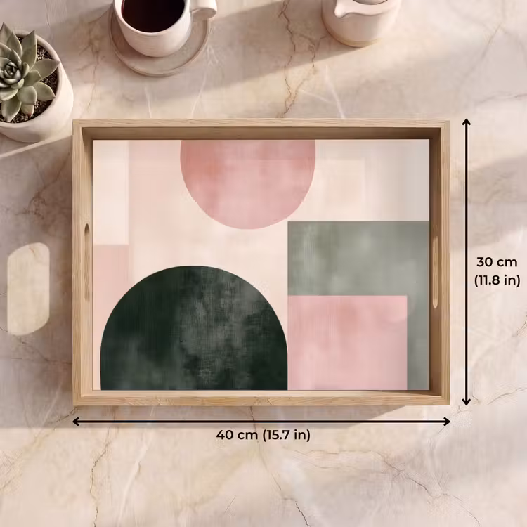 Tray - Shapes - Abstract - Circle - Black — 7