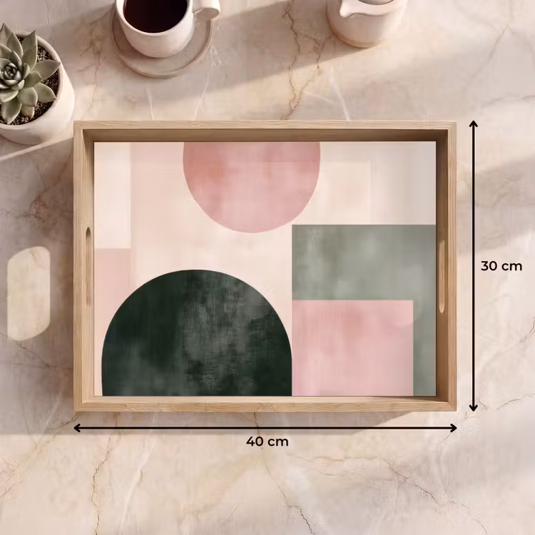 Tray - Shapes - Abstract - Circle - Black — 8